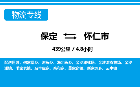 保定至懷仁市貨運專線：工廠貨物運輸專線「誠信經營」